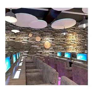 Papel pintado con diseño de piedra