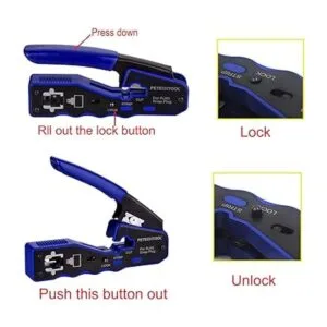 RJ45 Crimp Tool para Cat5e Cat6 Cat6a Pasa Thrugh_3