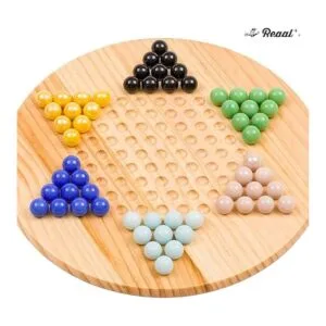 Regal Games Damas chinas tablero de juego de madera_6