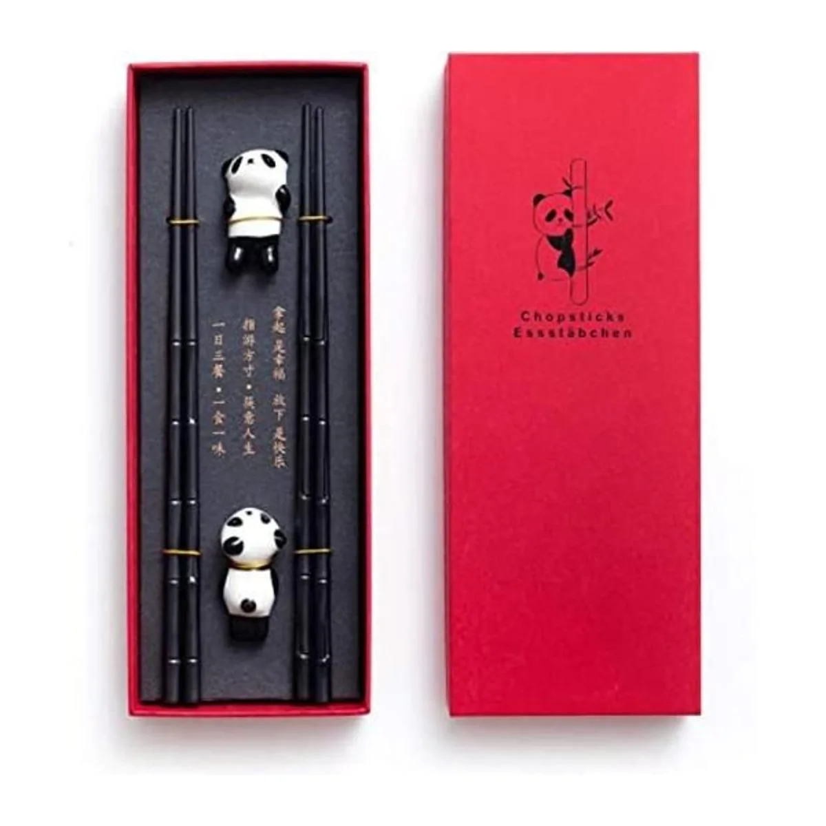 HauSun Juego de 2 pares de palillos y palillos de regalo