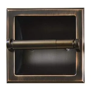 SENTO Soporte de papel higiénico empotrado de bronce_1