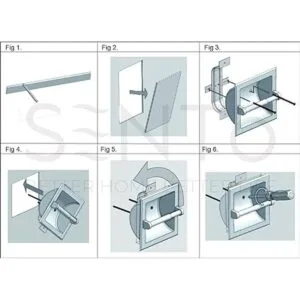 SENTO Soporte de papel higiénico empotrado de bronce_4