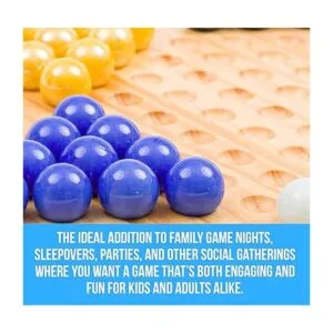 Regal Games Damas chinas tablero de juego de madera_5