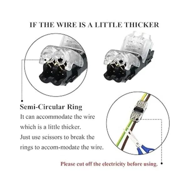 15 piezas de conectores de cable de bajo voltaje para_4
