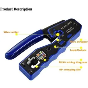 Herramienta de crimpado RJ45 para conectores de paso Cat6_2