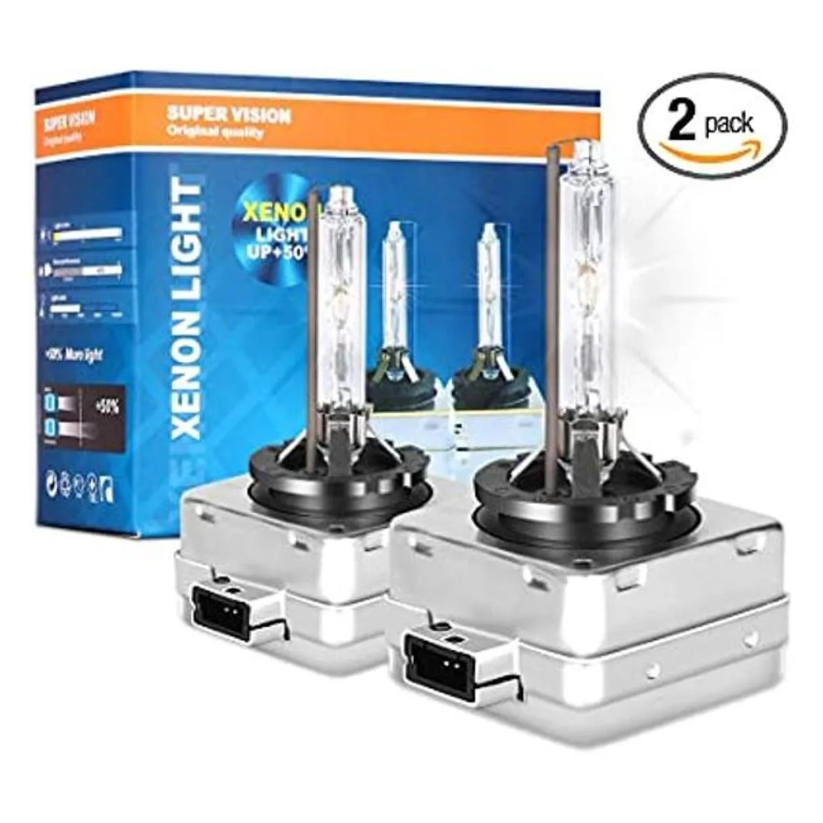 D3SD3R Bombilla de repuesto de xenón HID de 6000 K base