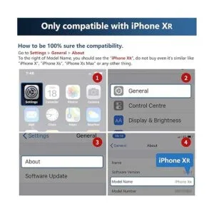 MODOS LOGICOS Funda para iPhone XR funda protectora de_2