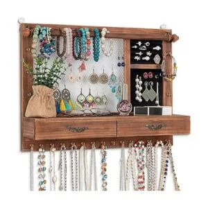 Dhmkfly Organizador de pared de joyería organizador de_1