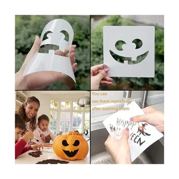 36 plantillas de dibujo de Halloween 6 pulgadas de