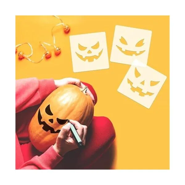 36 plantillas de dibujo de Halloween 6 pulgadas de
