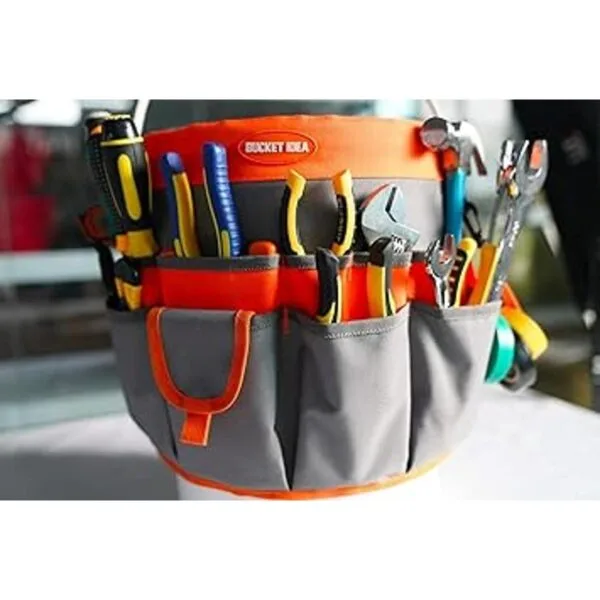 Bucket Idea Organizador de herramientas con 35 bolsillos_3