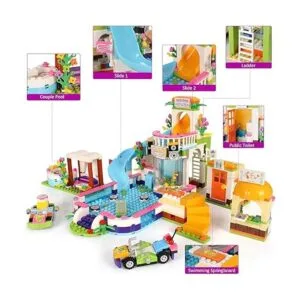 Juego de bloques de construcción de casa de árbol kit de_3