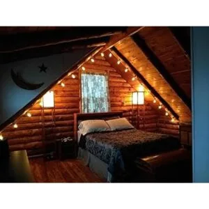 Cadena de luces LED ST40 de 20 pies para exteriores con 22