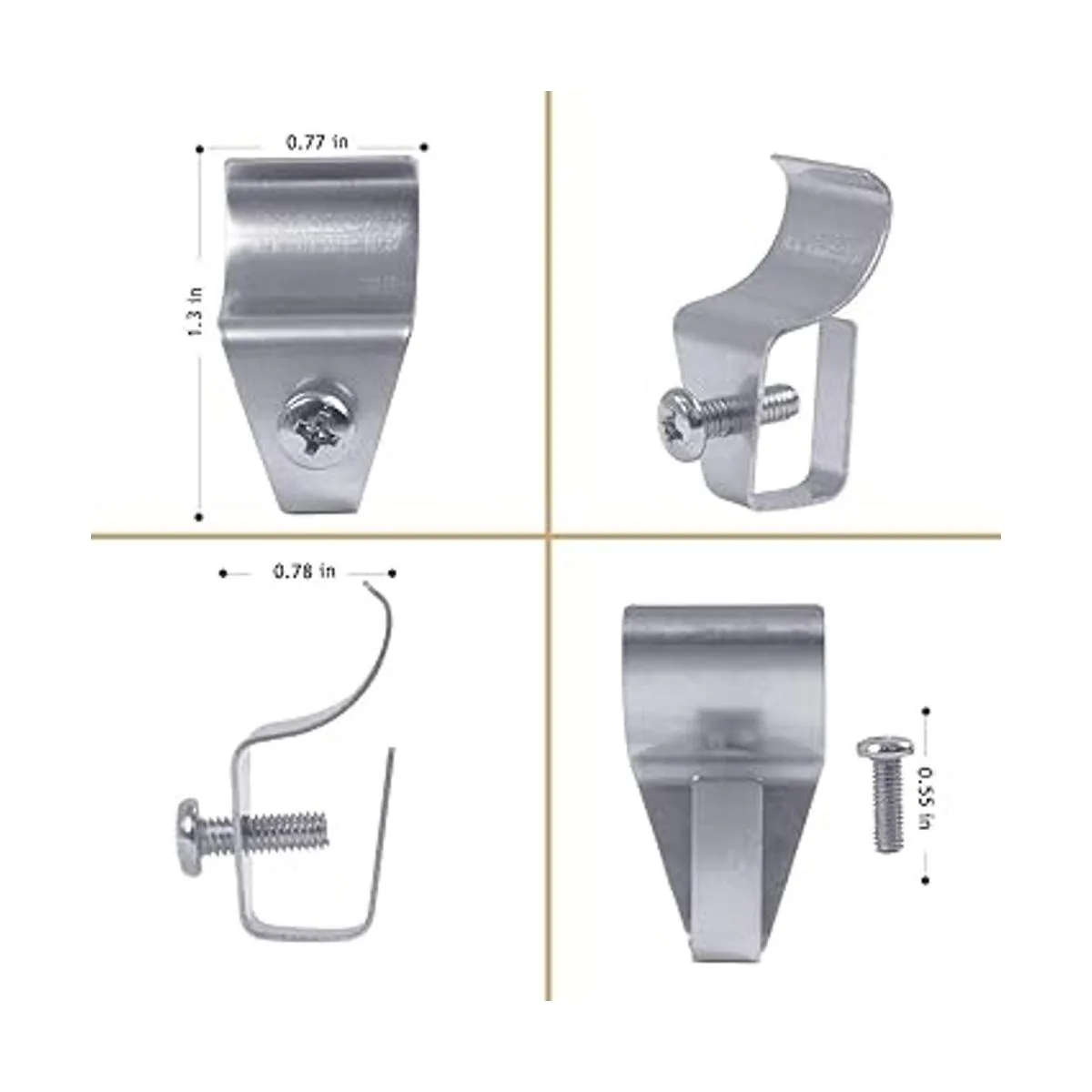 Juego de 10 ganchos de vinilo para montaje en cámara Blink