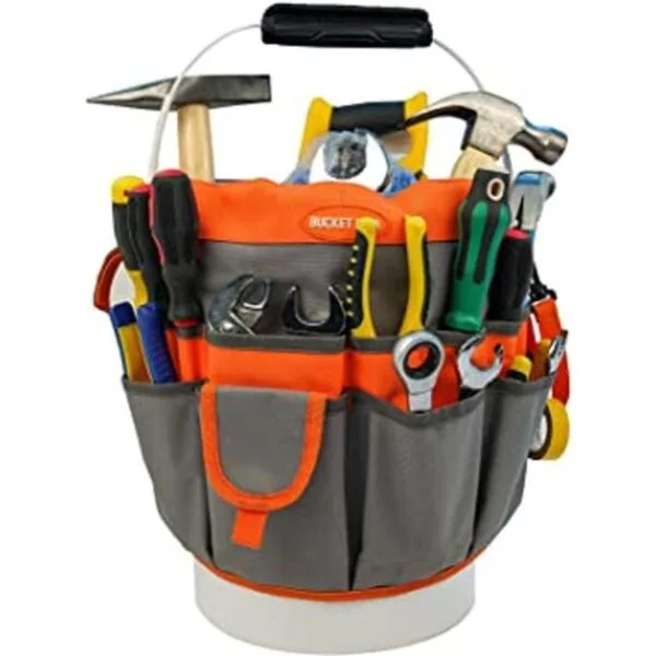 Bucket Idea Organizador de herramientas con 35 bolsillos_1