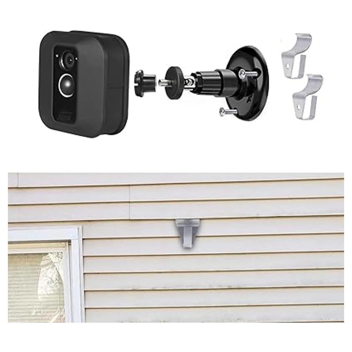 Juego de 10 ganchos de vinilo para montaje en cámara Blink