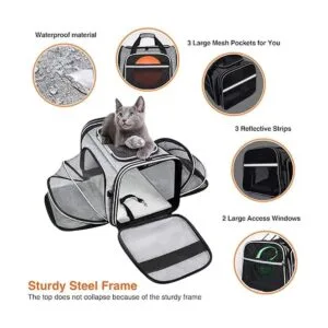 MASKEYON TSA Airline Transportador de mascotas de lado