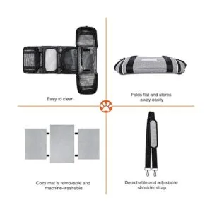 MASKEYON TSA Airline Transportador de mascotas de lado