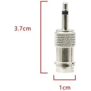 Adaptador mono de 0.138 in a BNC conector hembra BNC a_2