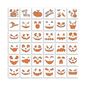 36 plantillas de dibujo de Halloween 6 pulgadas de