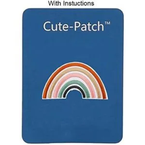 CutePatch Parche bordado de arcoíris de 3 pulgadas Morandi_3
