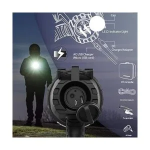 GOODSMANN Spotlight Foco de barco de 6000 lúmenes_4