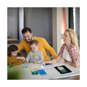Cargador de pared USB múltiples 8 puertos 60 W estación_5