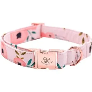 Elegante collar para perro con moño cómodo moño para