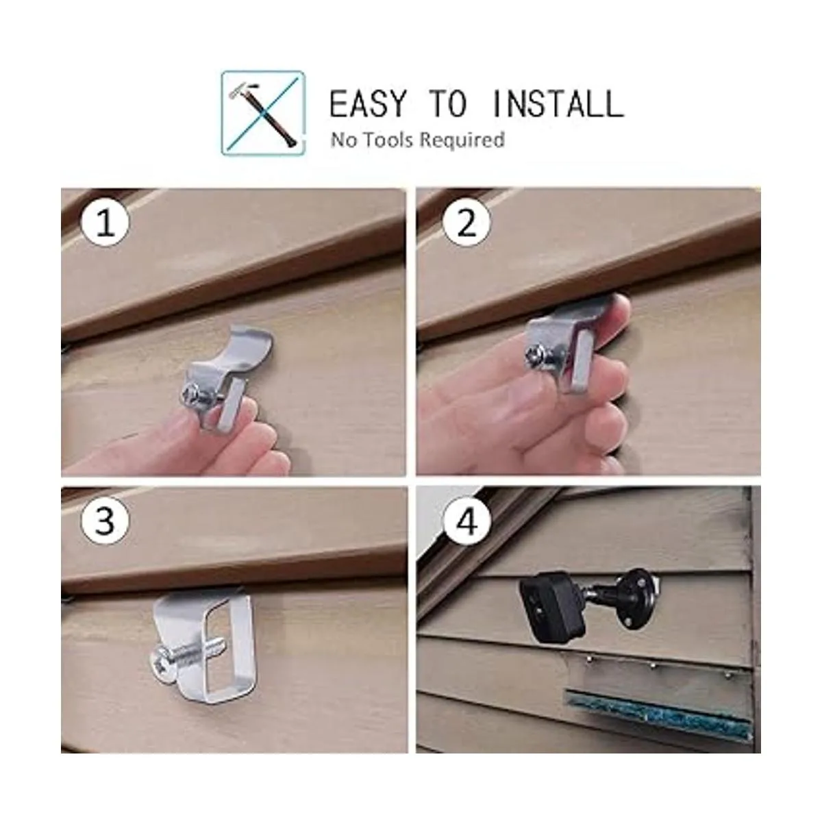 Juego de 10 ganchos de vinilo para montaje en cámara Blink