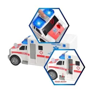 JOYIN Paquete de 3 juegos de vehículos de emergencia_5