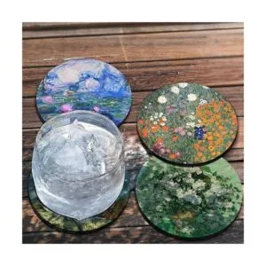Posavasos Caribou Claude Monet Water Lilies Gustav_4