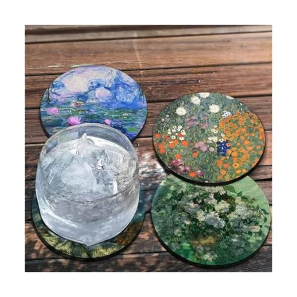 Posavasos Caribou Claude Monet Water Lilies Gustav_4
