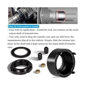 Kit de retenedor de tuerca de bloqueo de 5 marcha y llave