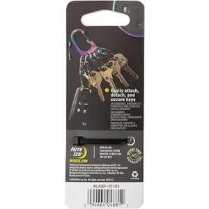 Nite Ize KLKBF07R3 Bigfoot Locker KeyRack Stainless Steel