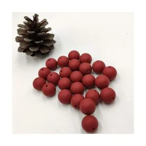 100pcs Granate Color Silicona Perlas Redondas Sensoriales_5
