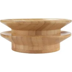 BambooMN Posavasos de bambú de doble uso tapa de cristal_3