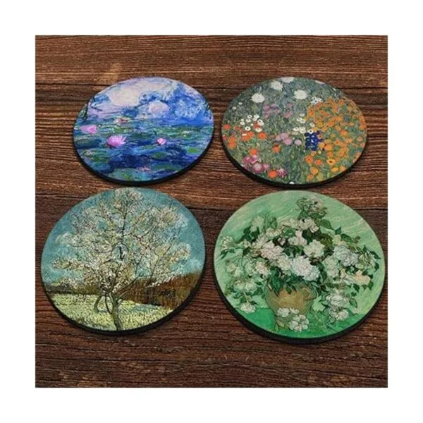 Posavasos Caribou Claude Monet Water Lilies Gustav_2