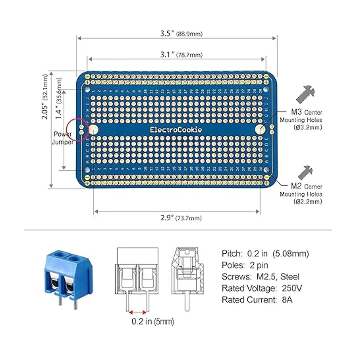Placa de soldadura de PCB para proyectos electrónicos_3