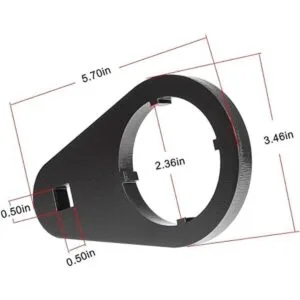 Kit de retenedor de tuerca de bloqueo de 5 marcha y llave