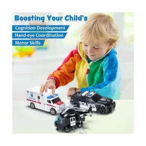 JOYIN Paquete de 3 juegos de vehículos de emergencia_6