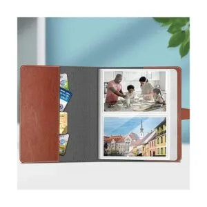 Fintie lbum de fotos de 4 x 6 pulgadas cubierta de cuero