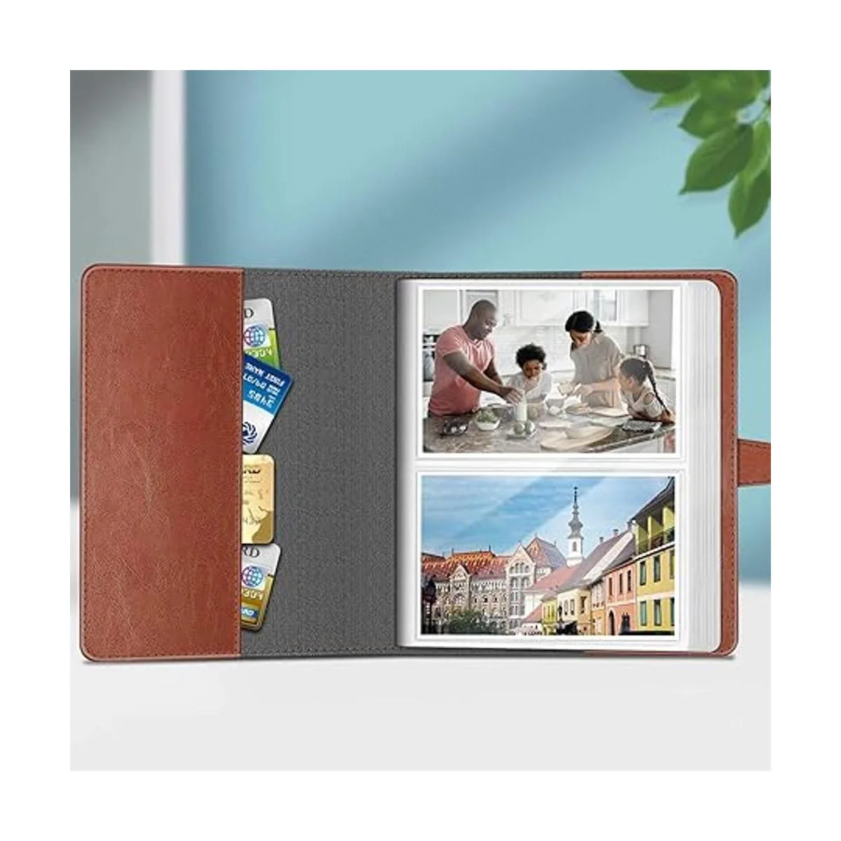 Fintie lbum de fotos de 4 x 6 pulgadas cubierta de cuero