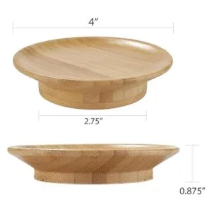 BambooMN Posavasos de bambú de doble uso tapa de cristal_4