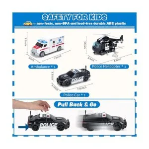 JOYIN Paquete de 3 juegos de vehículos de emergencia_2