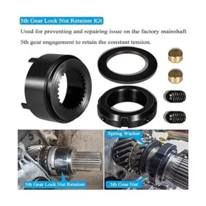 Kit de retenedor de tuerca de bloqueo de 5 marcha y llave