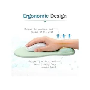 JSD Alfombrilla de mouse de gel con soporte para muñecas_3