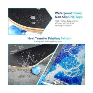 EasyWay Complete Skateboards Standard Skateboards for_5