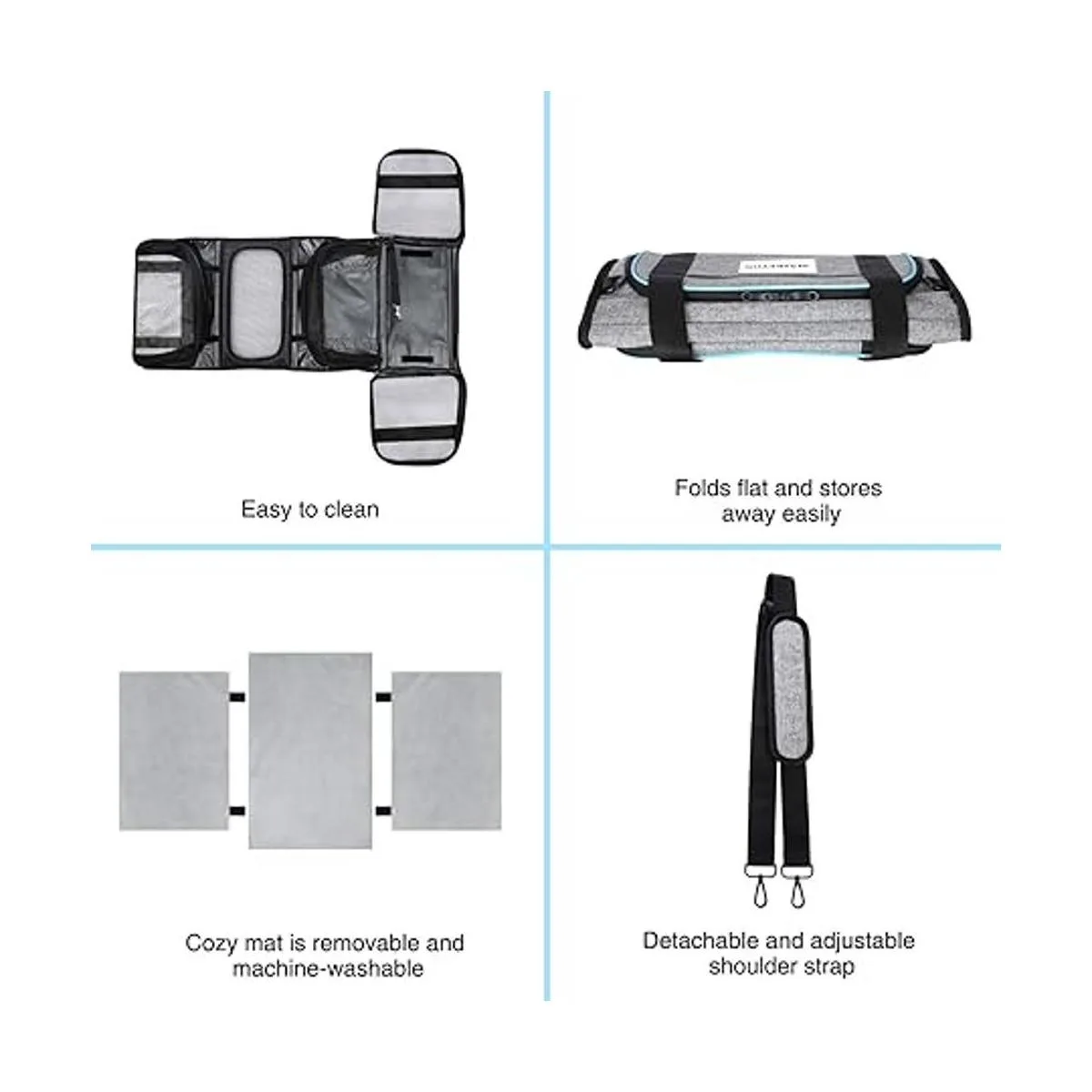 MASKEYON Transportador portátil para mascotas aprobado por