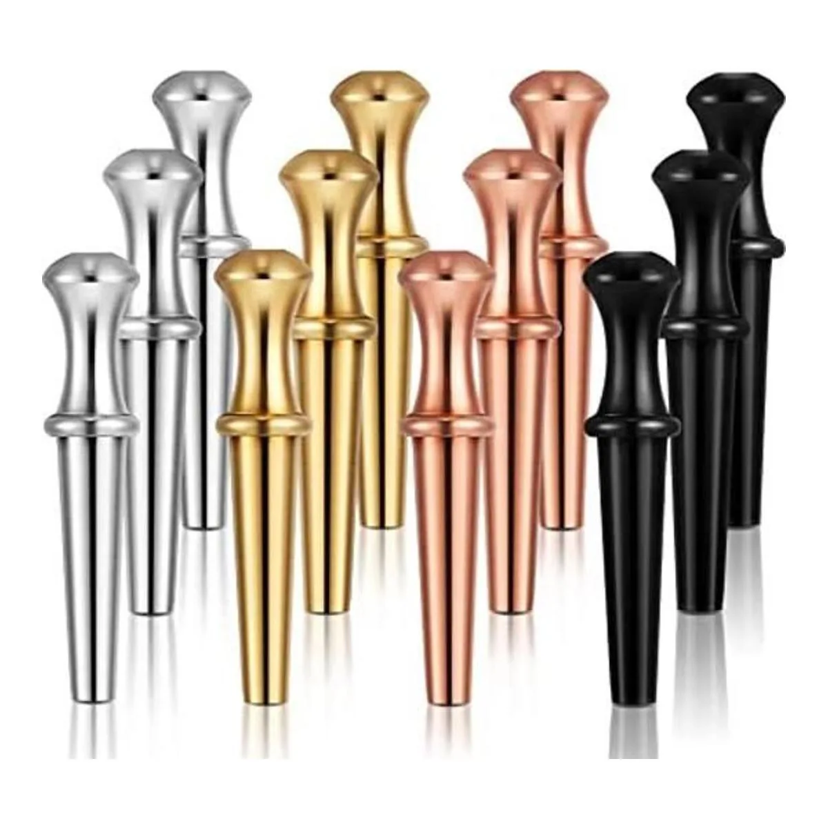 Mudder 12 clavijas de metal para cribbage con diseño_1