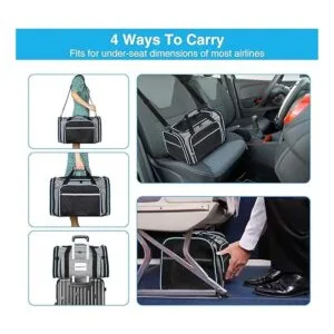 MASKEYON Transportador portátil para mascotas aprobado por